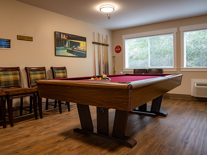 billiards room