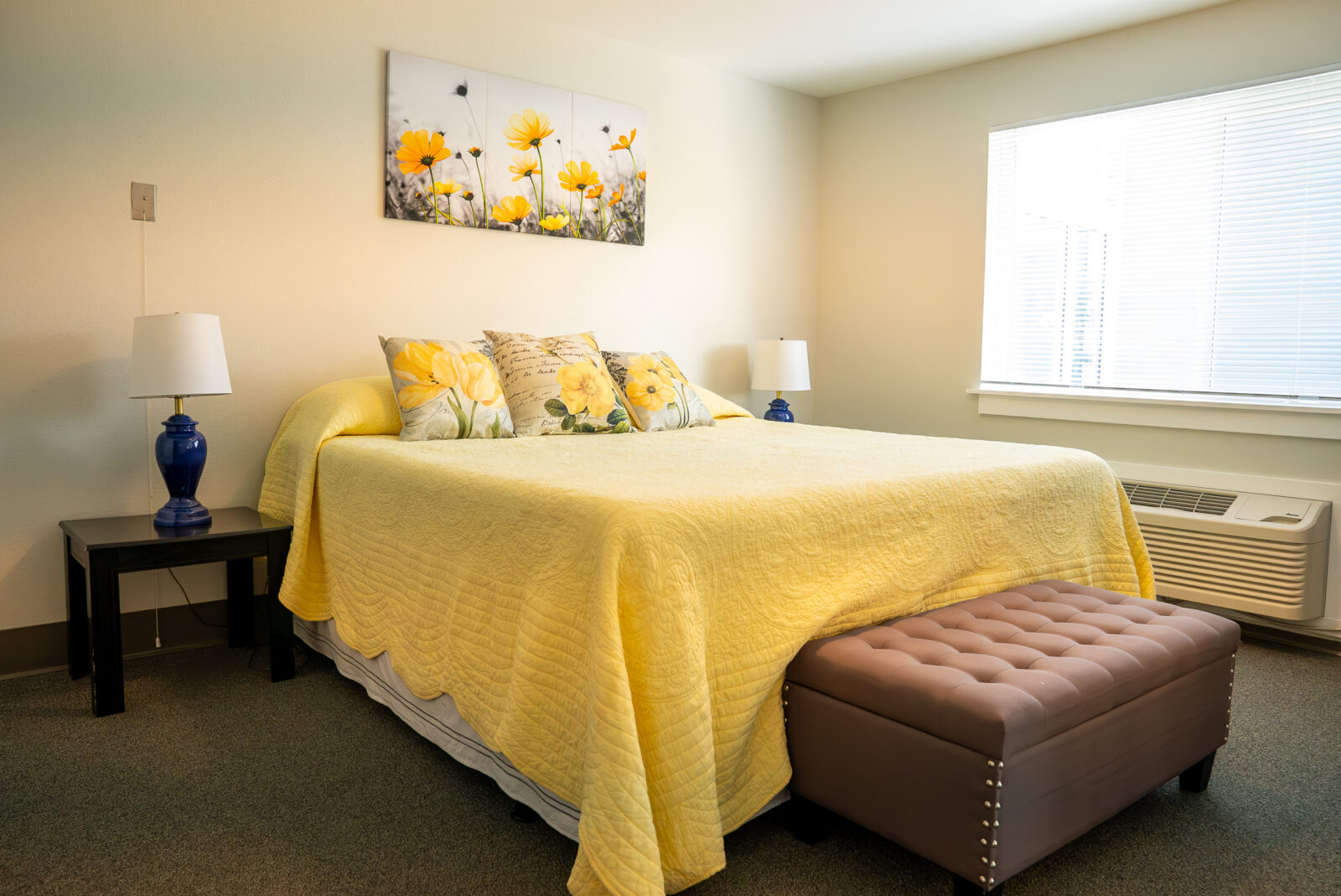 sunny resident bedroom